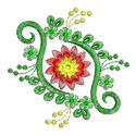 Embroidered Flower Applique